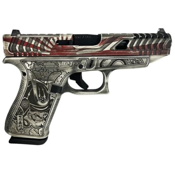 Kaufen Glock G48 Custom Rising Sun Bushido Compact 9mm 4.17“ 10rds, Grau